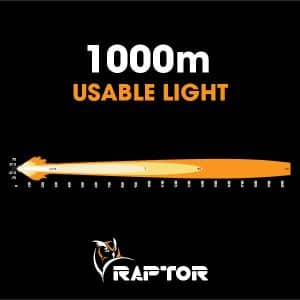 Raptor 120 Light Beam - 1000m usable light