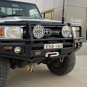 Raptor 120 Driving Light with Grey Rim