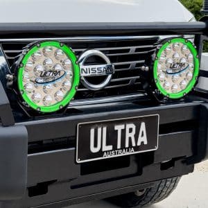 Driving Light with Green Rim