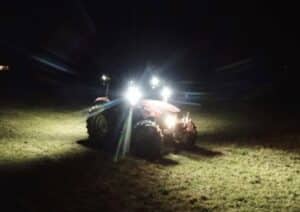 Ultra Vision Work Lights on Agricultural Machine